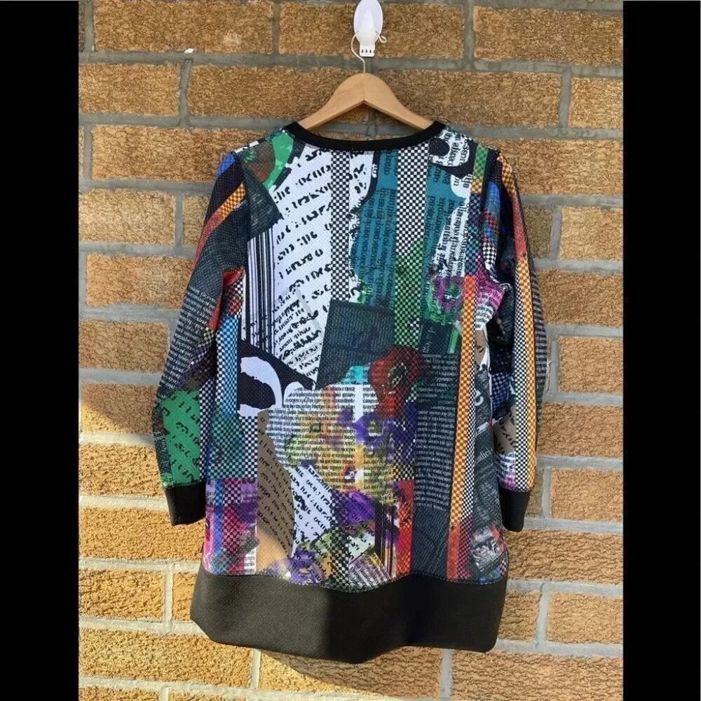 Lynn Ritchie silver pullover top size medium - Picture 10 of 10